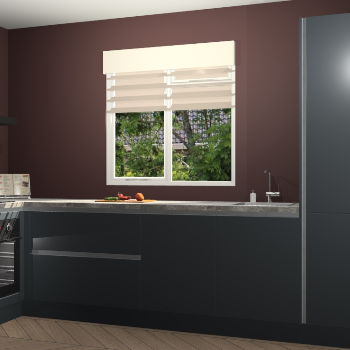 Onyxgrijze greeploze keuken Luzern 57713