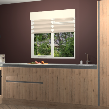 Madera Natuur greeploze keuken Luzern 57883