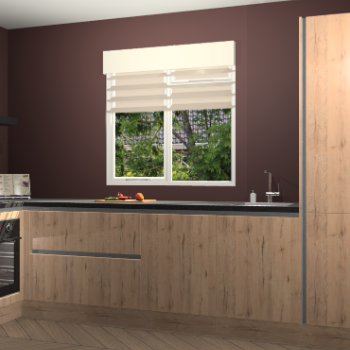Madera Natuur greeploze keuken Luzern 57940