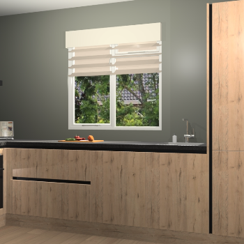 Madera Natuur greeploze keuken Luzern 57943