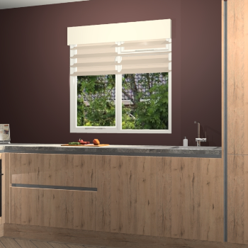 Madera Natuur greeploze keuken Luzern 57967