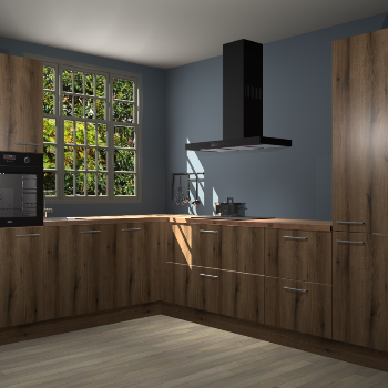 Goud Eiken keuken Radom 54018