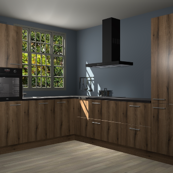 Goud Eiken keuken Radom 54207