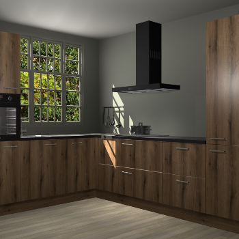 Goud Eiken keuken Radom 54212