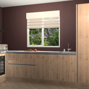 Madera Natuur greeploze keuken Luzern 57990