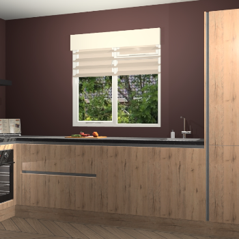 Madera Natuur greeploze keuken Luzern 58010