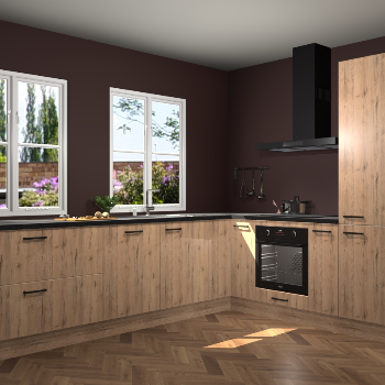 Madera Natuur keuken Konin 64447