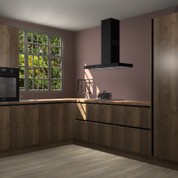 Chocolade eiken greeploze keuken Radom 54162