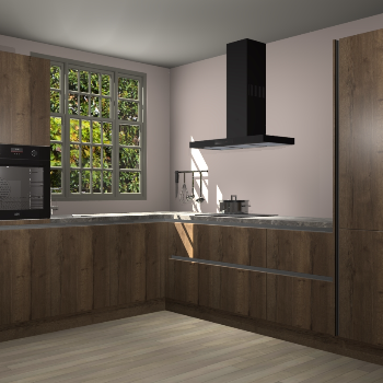 Chocolade eiken greeploze keuken Radom 54261