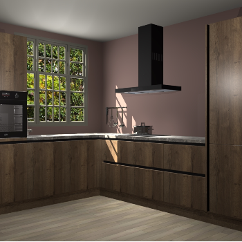 Chocolade eiken greeploze keuken Radom 54276