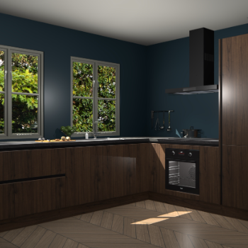 Noten greeploze  keuken Konin 64872