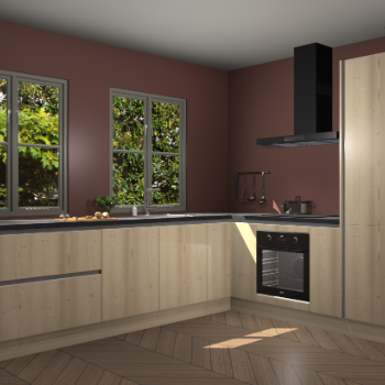 Vuren greeploze keuken Konin 64998