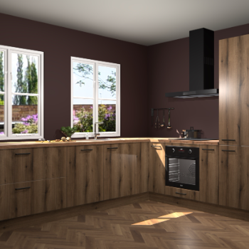 Goud Eiken keuken Konin 65304