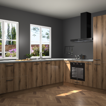 Goud Eiken keuken Konin 65374