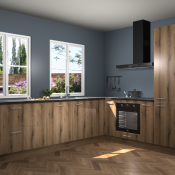 Goud Eiken keuken Konin 65378