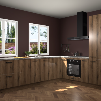 Goud Eiken keuken Konin 65387