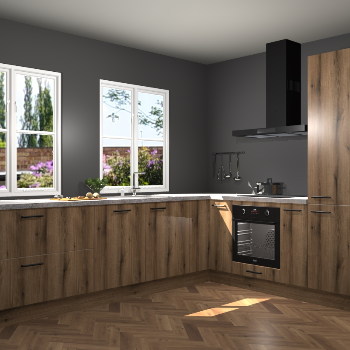 Goud Eiken keuken Konin 65392