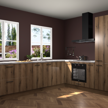 Goud Eiken keuken Konin 65393