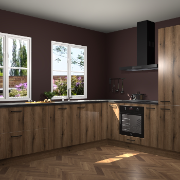 Goud Eiken keuken Konin 65399