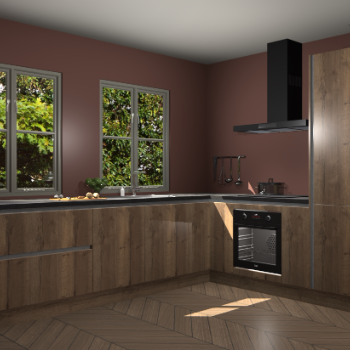 Chocolade Eiken greeploze keuken Konin 65571