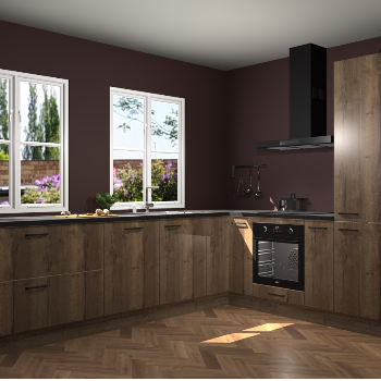 Chocolade Eiken keuken Konin 65573