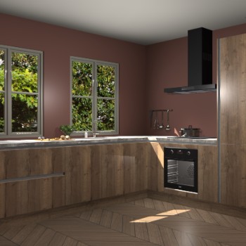 Chocolade Eiken greeploze keuken Konin 65577