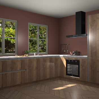 Chocolade Eiken greeploze keuken Konin 65584