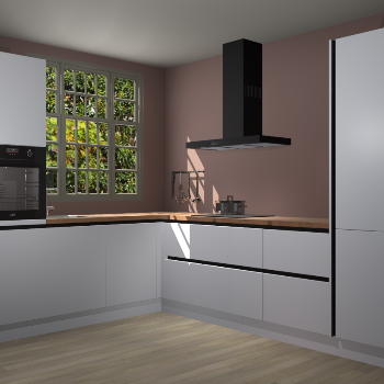 Sneeuwwitte greeploze keuken Radom 55115