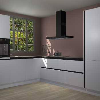 Sneeuwwitte greeploze keuken Radom 55415