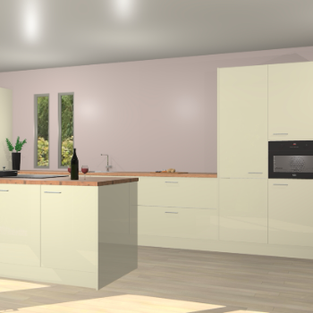 Magnolia hoogglans keuken Krakor 78066