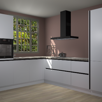 Sneeuwwitte greeploze keuken Radom 55416