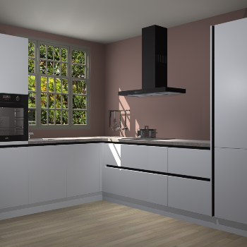 Sneeuwwitte greeploze keuken Radom 55417