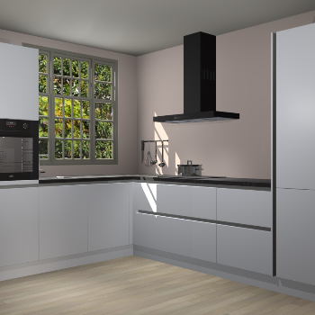 Sneeuwwitte greeploze keuken Radom 55400