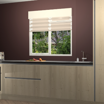 Vuren greeploze keuken Luzern 58677