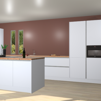 Sneeuwwitte greeploze keuken Krakor 78287