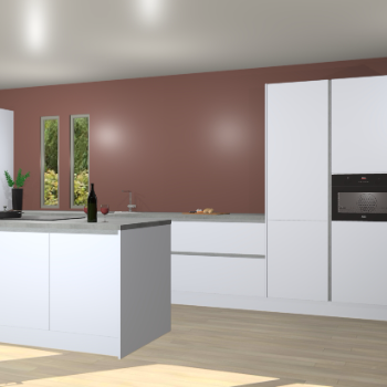 Sneeuwwitte greeploze keuken Krakor 78331