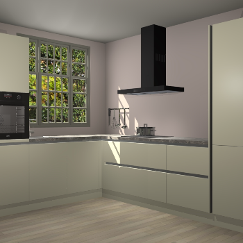 Magnolia greeploze keuken Radom 55561