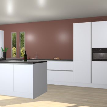 Sneeuwwitte greeploze keuken Krakor 78345