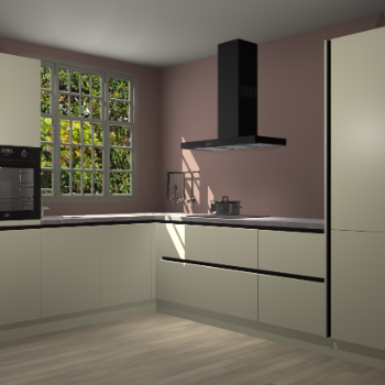 Magnolia greeploze keuken Radom 56155