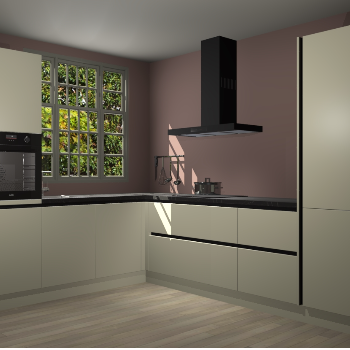 Magnolia greeploze keuken Radom 56156