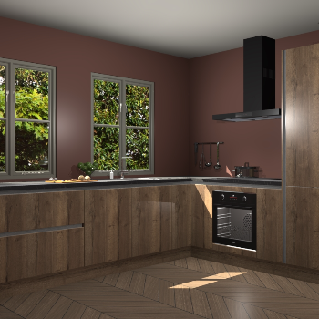 Chocolade Eiken greeploze keuken Konin 65590