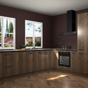 Chocolade Eiken keuken Konin 65592