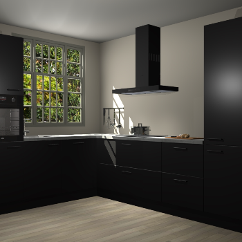 Zwarte keuken Radom 55600