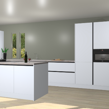 Sneeuwwitte greeploze keuken Krakor 78385