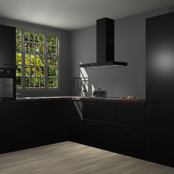 Zwarte keuken Radom 55610