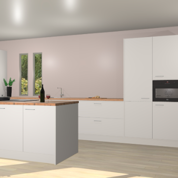 Zijdegrijze keuken Krakor 78442