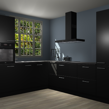 Zwarte keuken Radom 55589