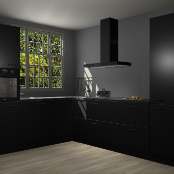 Zwarte keuken Radom 55613