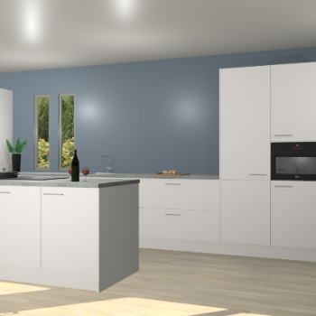 Zijdegrijze keuken Krakor 78448