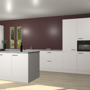 Zijdegrijze keuken Krakor 78451